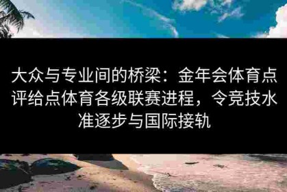 大众与专业间的桥梁：金年会体育点评给点体育各级联赛进程，令竞技水准逐步与国际接轨