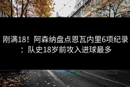 刚满18！阿森纳盘点恩瓦内里6项纪录：队史18岁前攻入进球最多
